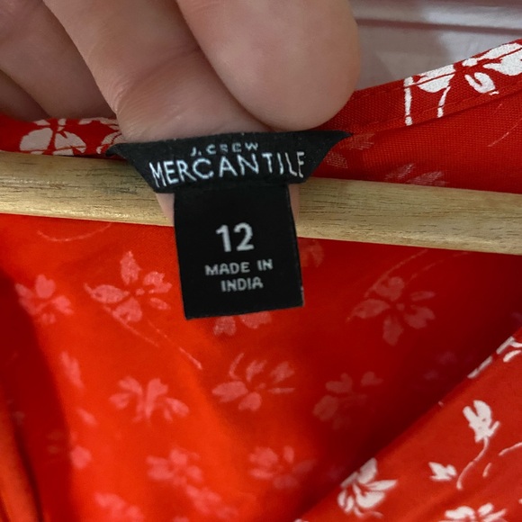 J crew summer mini dress. Size 12. - Picture 3 of 4